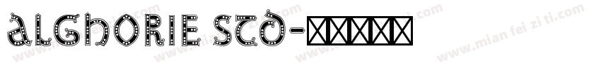 Alghorie Std字体转换